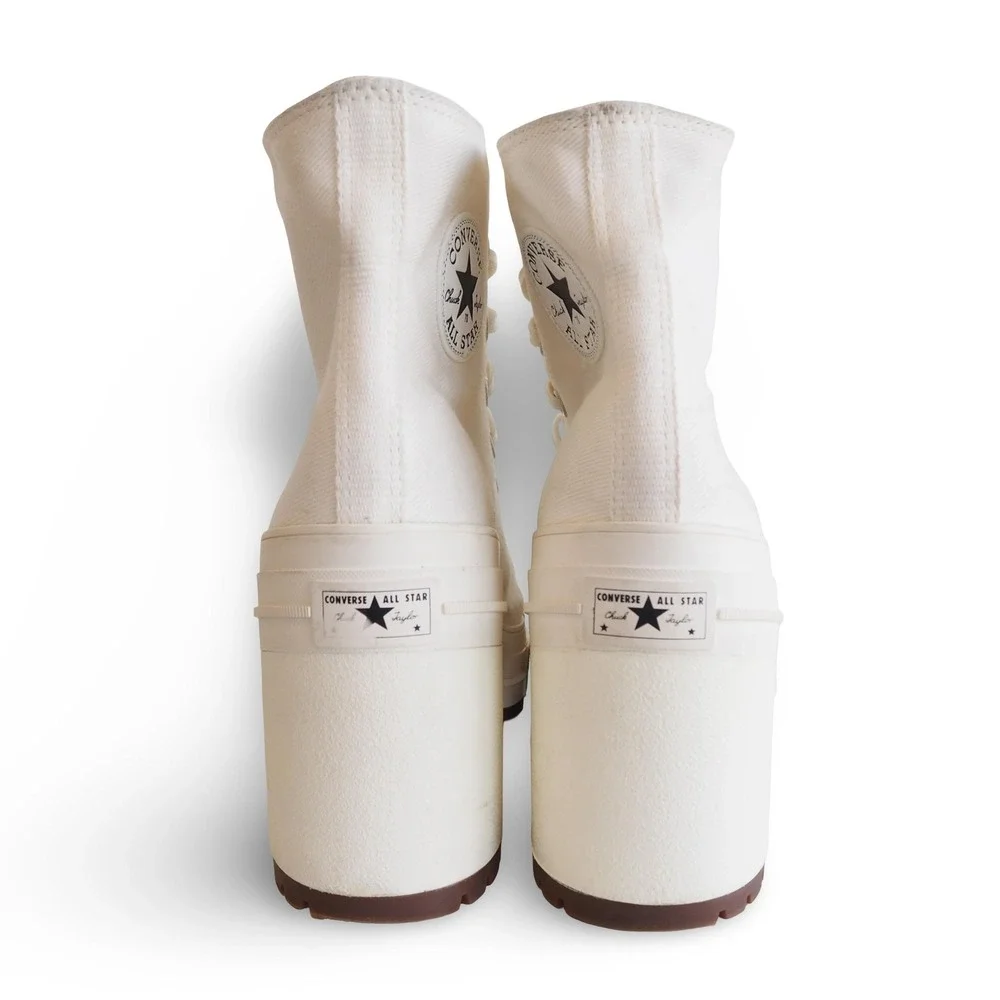 Converse Chuck 70 De Luxe Heel Hi Platform A05348C Egret Mens 11 Womens 13